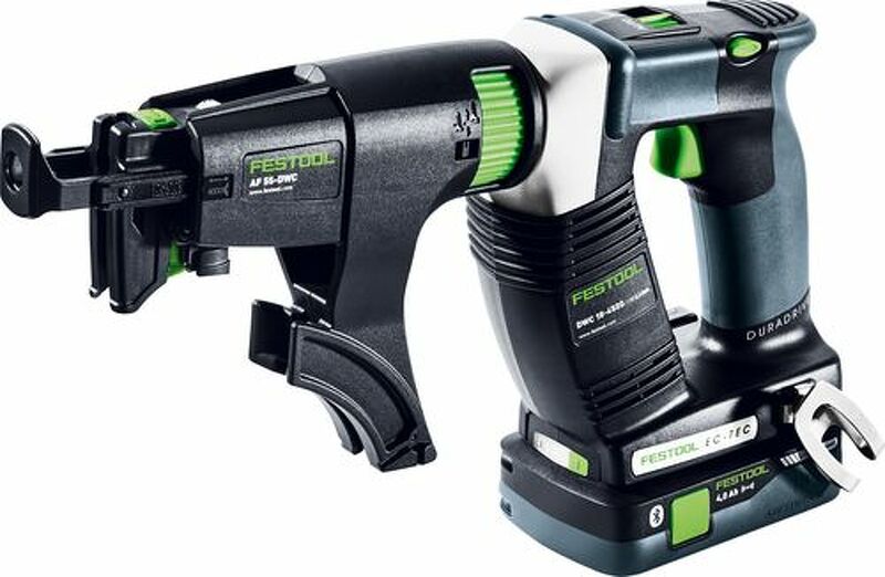 Festool DURADRIVE DWC 18-4500 HPC4,0 I-Plus 18V Li-Ion Bandschroefmachine Set (2x 4,0Ah) In Systainer - 14Nm - Koolborstelloos EAN: 4014549360880