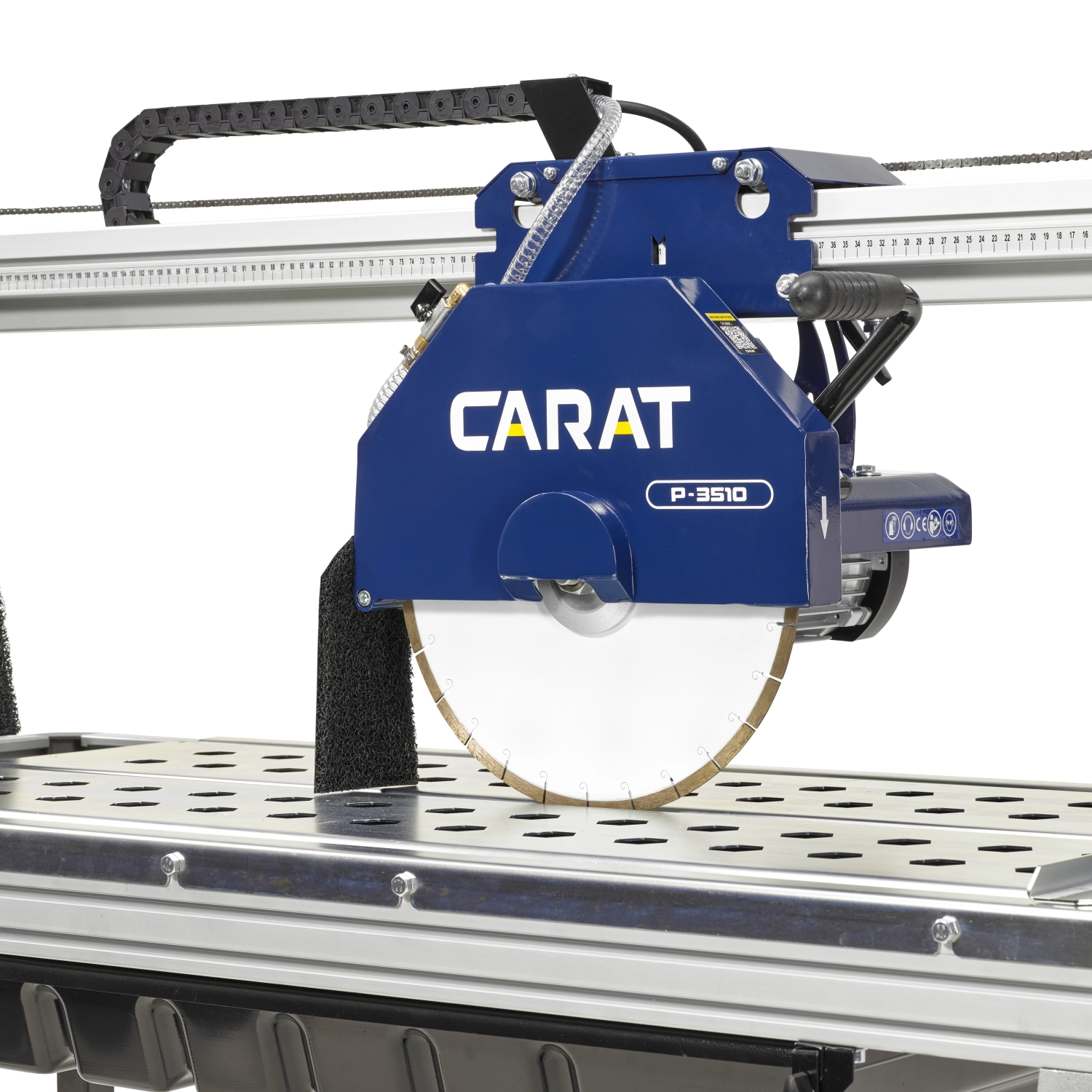 Carat P-3510 400V - Brugzaagmachine - 2200W - 100cm - 350 X 25,4mm thumbnail 4