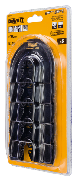 DeWALT DT20729 BiM Segmentzaagblad - 102mm (5st) Gebogen 102mm 5 Stuks - Detailed view of the product