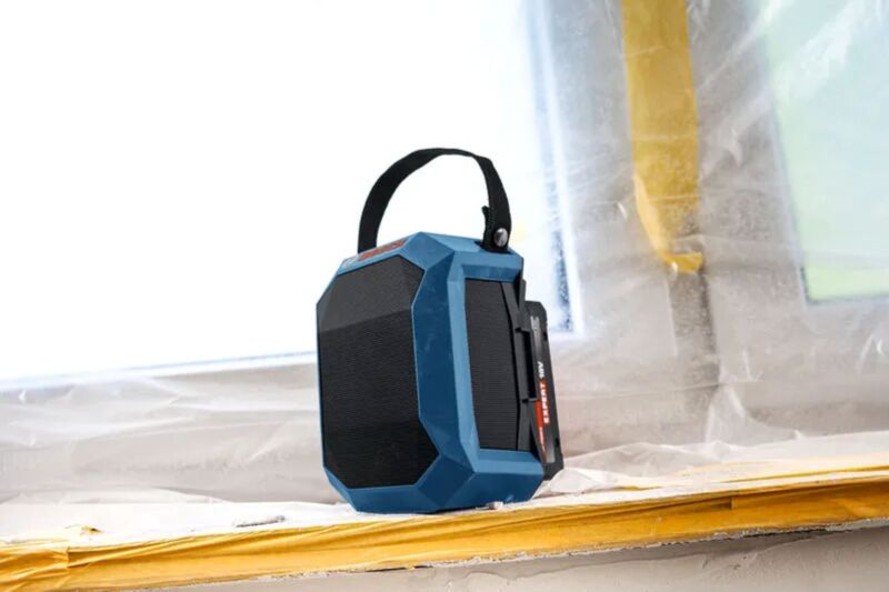 Bosch GPB 18V-1 C 18V Accu Speaker Body Met Accudeksel - Detailed view of the product