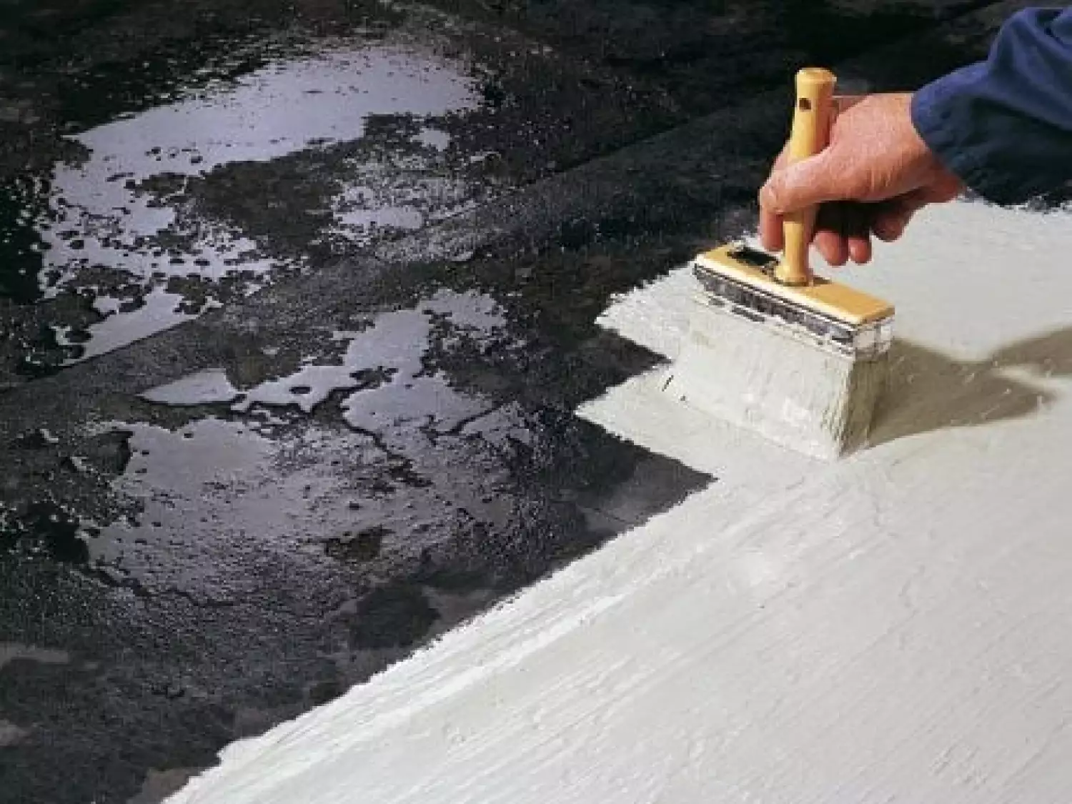 Rust-Oleum Fillcoat - Zwart - 1L thumbnail 2