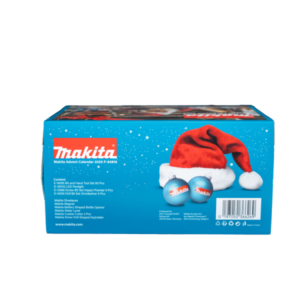 Makita P-84816 Adventskalender 2025 - Detailed view of the product
