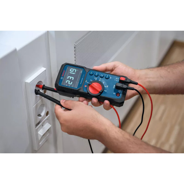 Bosch GDM 600-15 Digitale Multimeter True RMS In Etui - AC/DC 600 V&10 A - CAT III 600 V - Detailed view of the product
