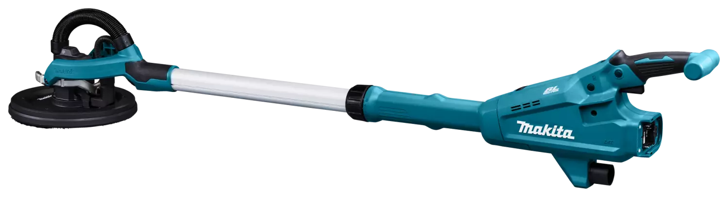 Makita DSL801ZU 18V Li-Ion Accu Langnek Schuurmachine Body Met Tas En AWS Zender - 225mm