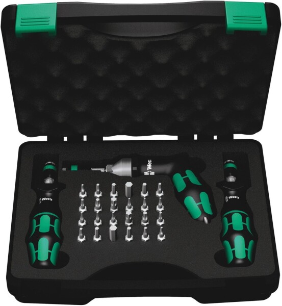 Wera 05350451001 27-delige 7445/46/47 Kraftform Draaimomentschroevendraaierset In Koffer - 2,5-55,0 In. Lbs - 1/4" - Default image for the product