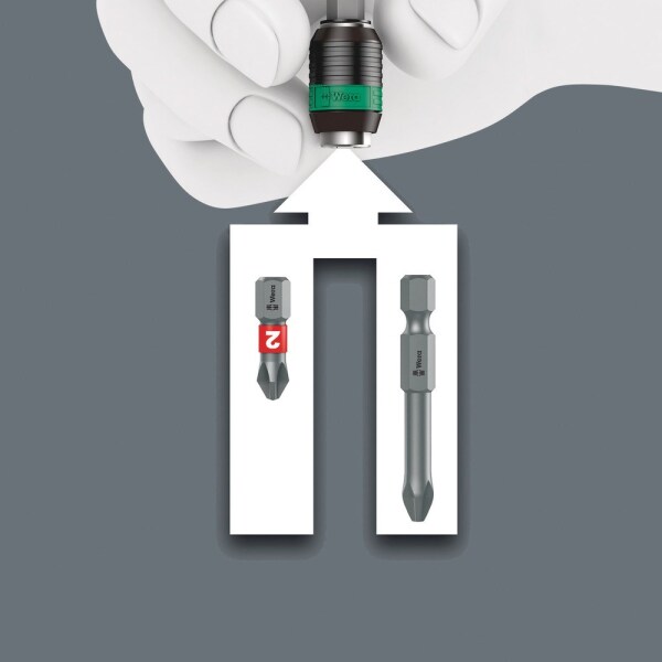 Wera 05350451001 27-delige 7445/46/47 Kraftform Draaimomentschroevendraaierset In Koffer - 2,5-55,0 In. Lbs - 1/4" - Detailed view of the product
