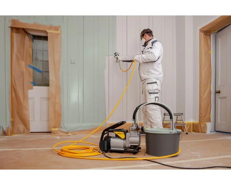 Wagner SuperFinish 21 Pro Verfspuit - Hea Spraypack - Detailed view of the product