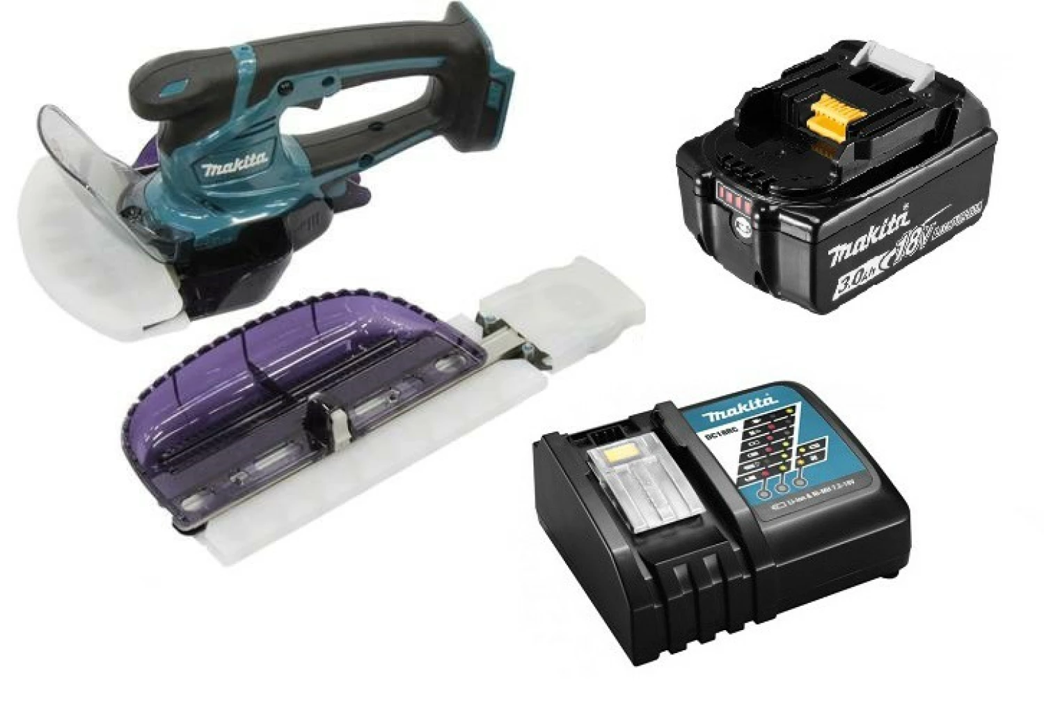 Makita DUM604RFX 18V Li-Ion Accu Grasschaar Set (1x 3.0Ah Accu) - 160mm