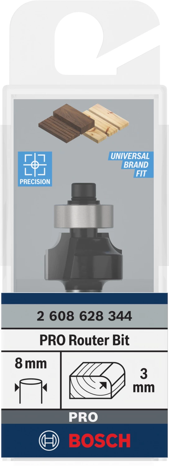 Bosch 2608628344 Afrondprofielfrees - 3 X 10,2mm thumbnail 2