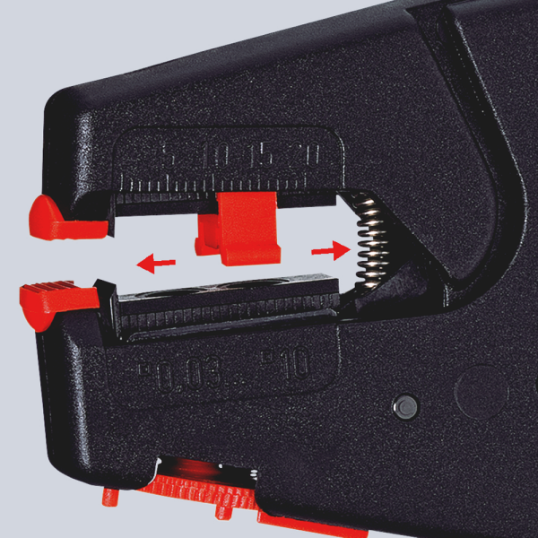 Knipex 1240200 Afstriptang - Zelfinstellend - 200mm - Detailed view of the product
