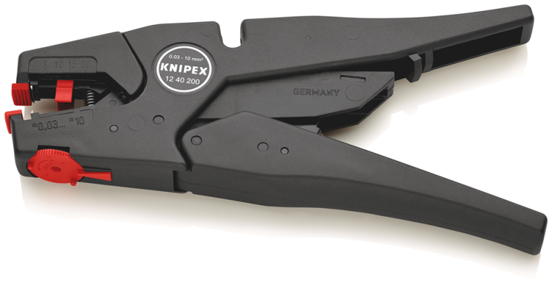 Knipex 1240200 Afstriptang - Zelfinstellend - 200mm - Detailed view of the product
