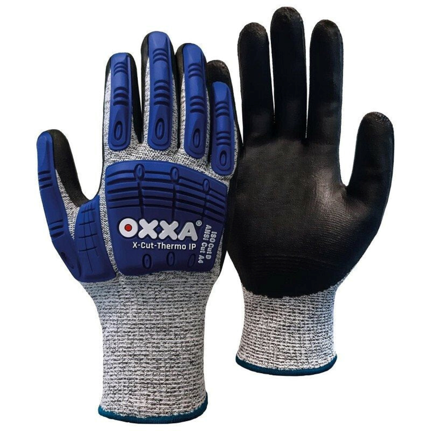 Oxxa 51-805 X-Cut-Thermo IP - Zwart/Blauw/Grijs - 11/XXL