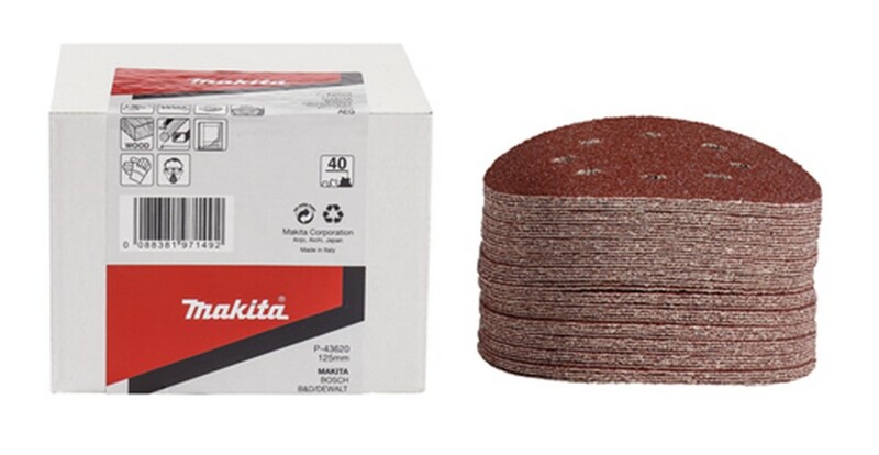 Makita P-43686 Schuurschijven - 125 X K240 - Hout (50st)