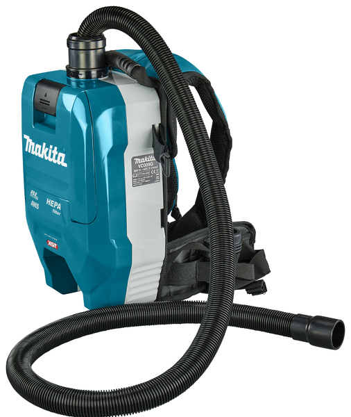 Makita VC009GLM21 XGT 40V Max Li-ion Accu Rugstofzuiger Set (2x 4.0 Ah) - 180mbar - AWS Zender EAN: 88381758710