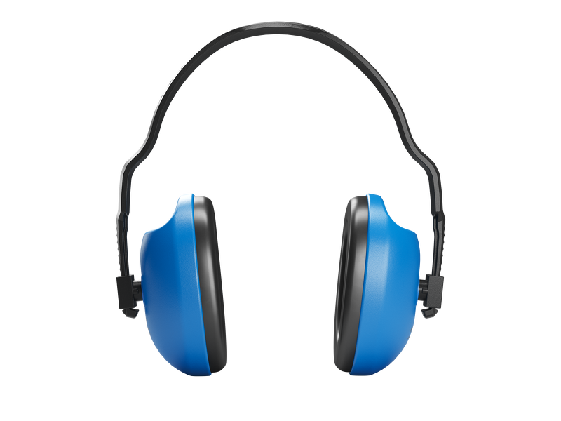 Hellberg Safety 11001-114 Gehoorbeschermer Voor Kinderen - Blauw - Detailed view of the product