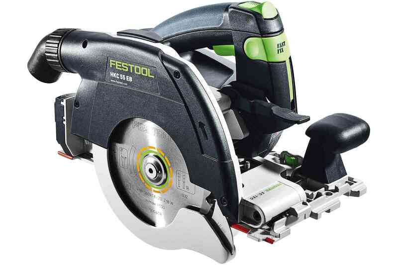 Festool HKC 55 5,0 EBI-Plus-SCA 18V Li-Ion Accu Pendelkapzaag Set (2x 5,0Ah) In Systainer - 160mm - Detailed view of the product
