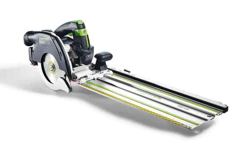 Festool HKC 55 5,0 EBI-Plus-SCA 18V Li-Ion Accu Pendelkapzaag Set (2x 5,0Ah) In Systainer - 160mm - Detailed view of the product