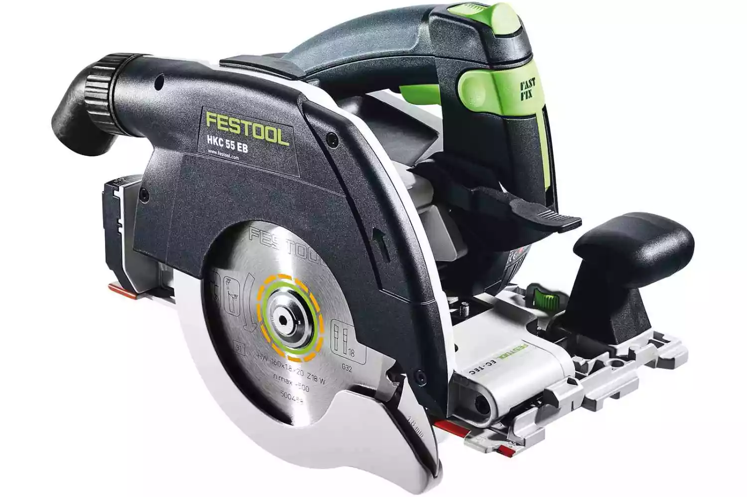 Festool HKC 55 5,0 EBI-Plus-SCA 18V Li-Ion Accu Pendelkapzaag Set (2x 5,0Ah) In Systainer - 160mm thumbnail 2