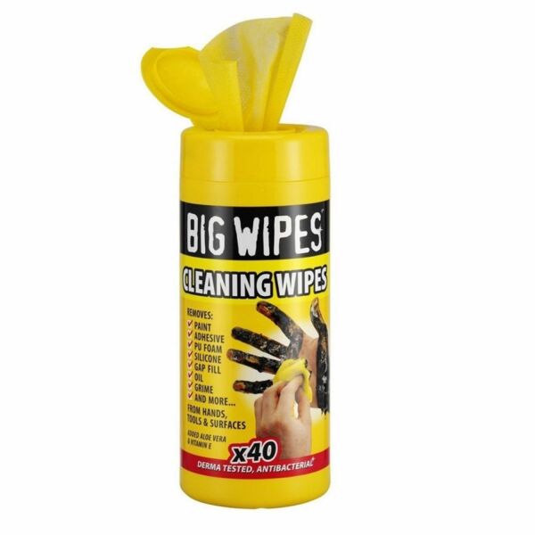 Big Wipes scrub- en reinigingsdoekjes Industrial Multi-Purpose 40 stuks
