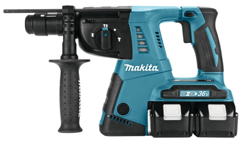 Makita DHR264RT2J 36V (2x 18V) Li-Ion Accu SDS-plus Combihamer Set (2x 5.0Ah Accu) In Mbox - 2,5J - Detailed view of the product
