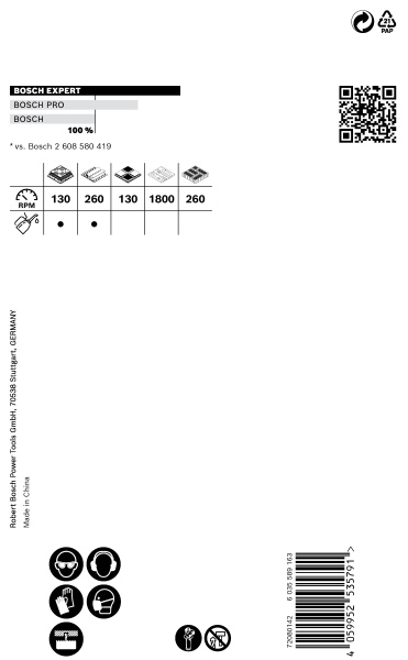 Bosch 2608900433 EXPERT Power-Change Gatzaag Tough Material 68mm - Detailed view of the product