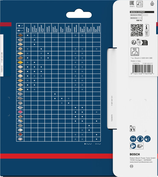 Bosch 2608644133 Expert Cirkelzaagblad - 165 X 20 X 48T - Laminaat / Trespa - Carbide - Detailed view of the product