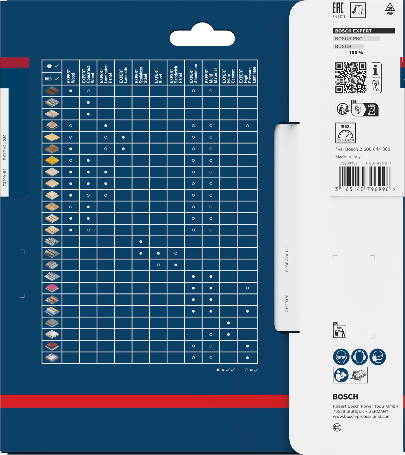 Bosch 2608644133 Expert Cirkelzaagblad - 165 X 20 X 48T - Laminaat / Trespa - Carbide thumbnail 3