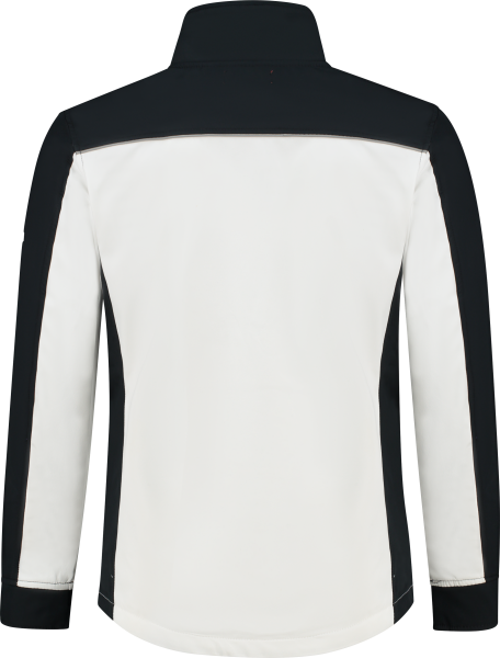 Workman 25011 Softshell Jacket Dames - Wit / Navy - M - Detailed view of the product