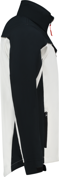 Workman 25011 Softshell Jacket Dames - Wit / Navy - M - Detailed view of the product