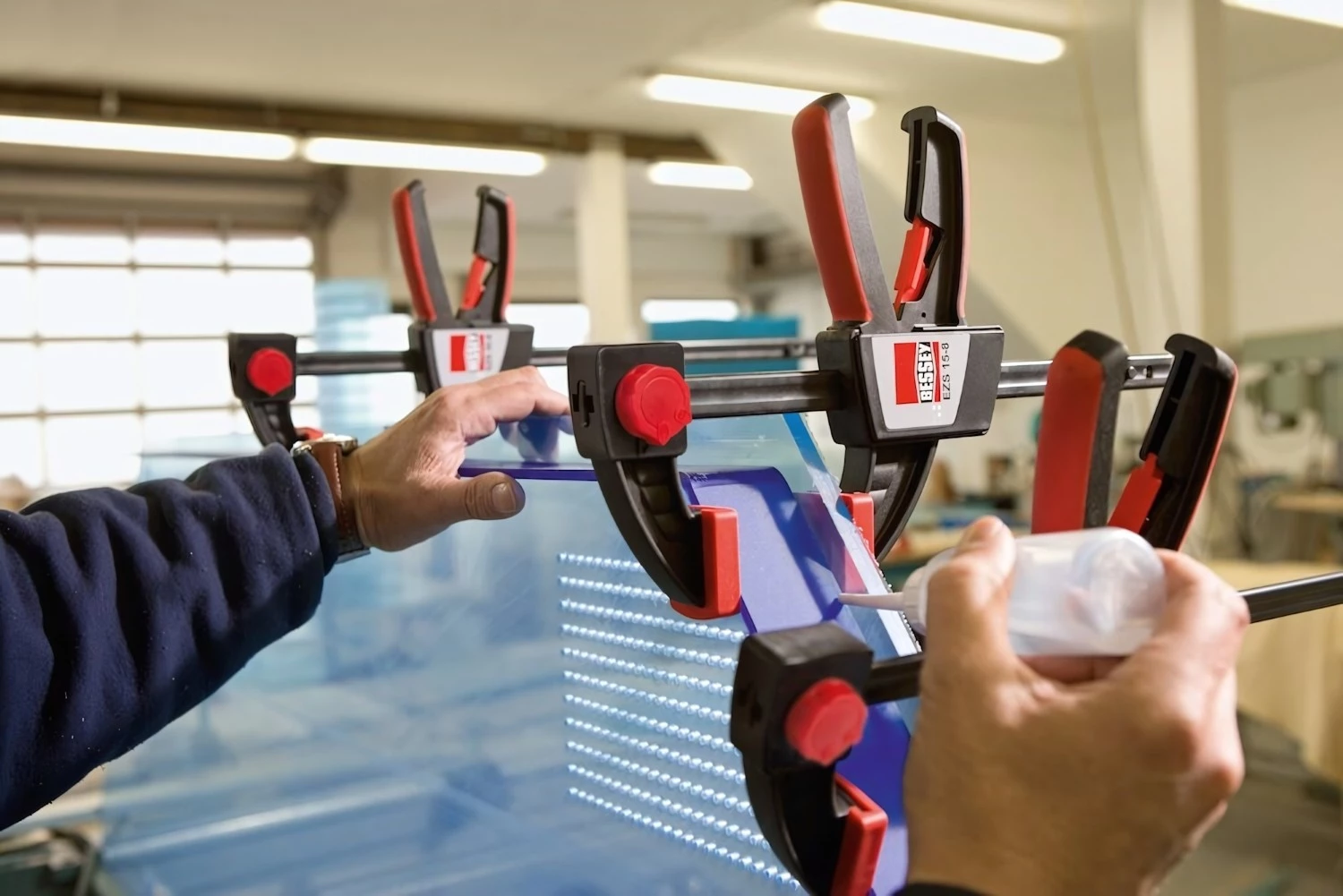 Bessey EZS608 Eenhands Lijmtang - 600 X 80mm thumbnail 4