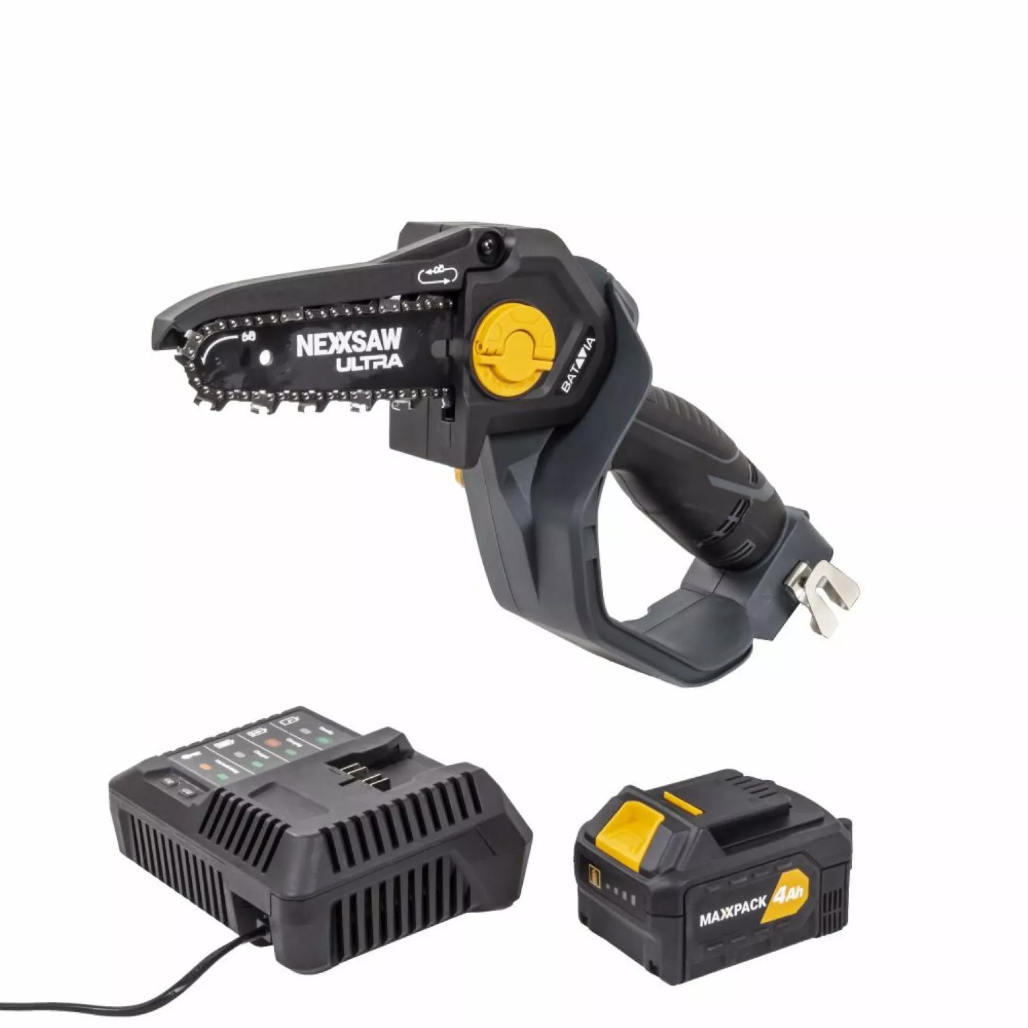Batavia 7064356 Nexxsaw V3.2 Maxxpack Ultra 18V Li-Ion Accu Mini Kettingzaag Set (1x 4.0Ah) - 17,5cm