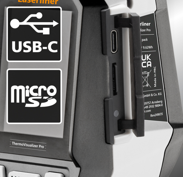 Laserliner ThermiVisualizer Pro Warmtebeeld Camera -20°C-150°C - 320x240px - IP54 - Detailed view of the product