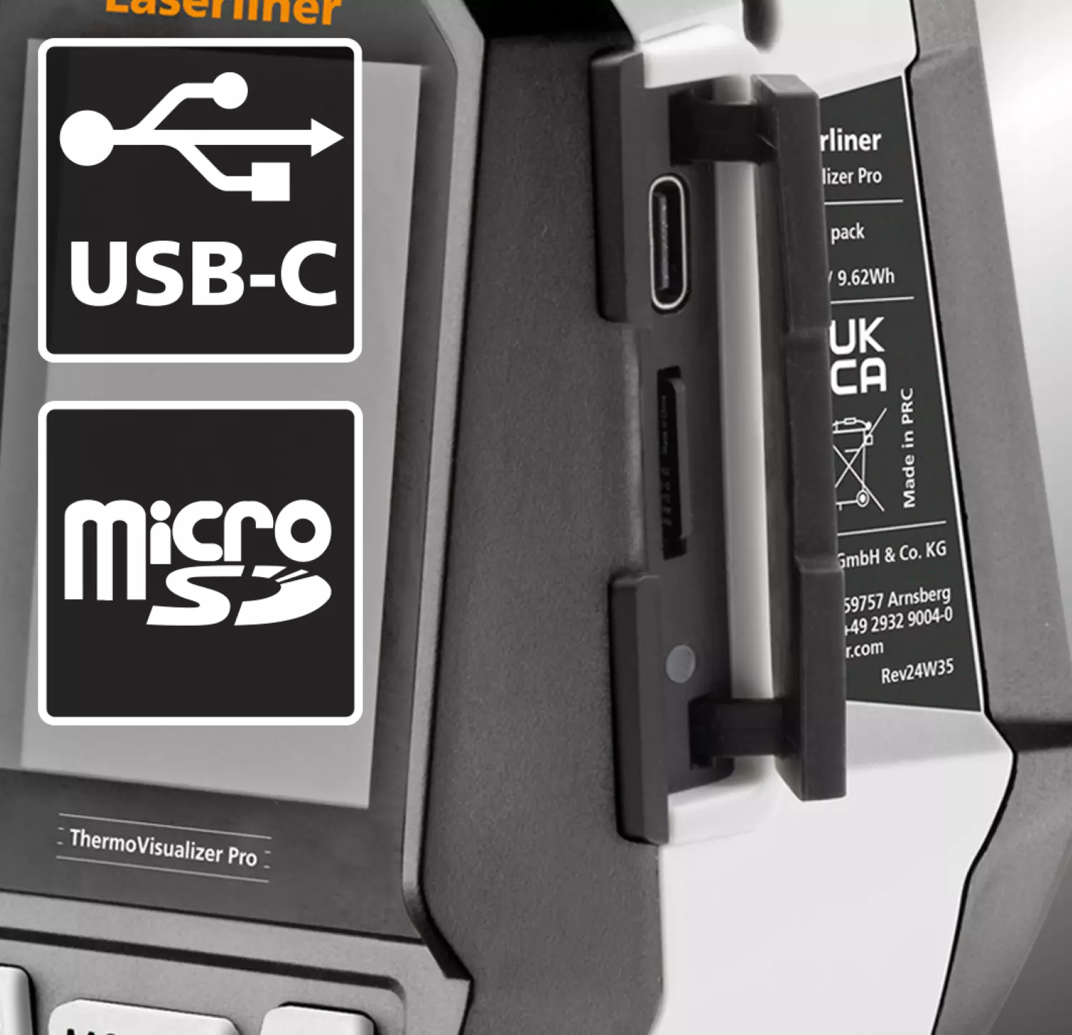 Laserliner ThermiVisualizer Pro Warmtebeeld Camera -20°C-150°C - 320x240px - IP54 thumbnail 3