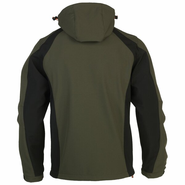 Herock Trystan Softshell Jas - Donker Kaki/Zwart - Maat M - Experts - Detailed view of the product