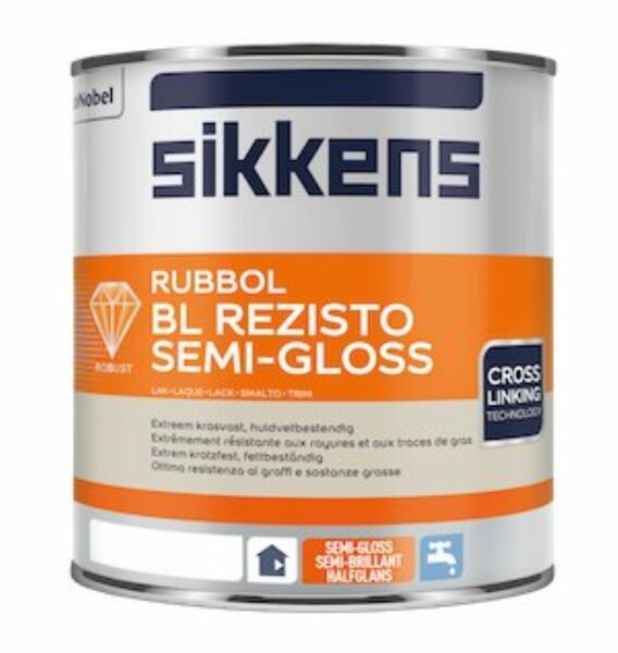 Sikkens Rubbol BL Rezisto Semi Gloss 0.5 liter Wit