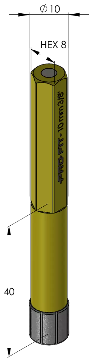 ProFit 09031010 Diamantboor Zeskant - 10mm thumbnail 2