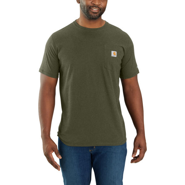 Carhartt Force Pocket T-Shirt Basil Heather - L
