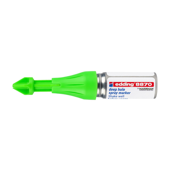 Edding ED061010 Markeerspray Diep Gat - E-8870 Blister Groen -1st - Detailed view of the product