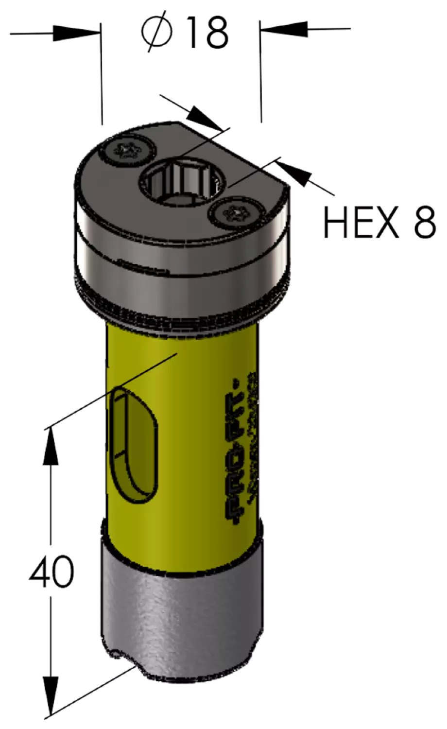 ProFit 09031018 Diamantboor Met Geintegreerde C&D Adapter 18mm thumbnail 2