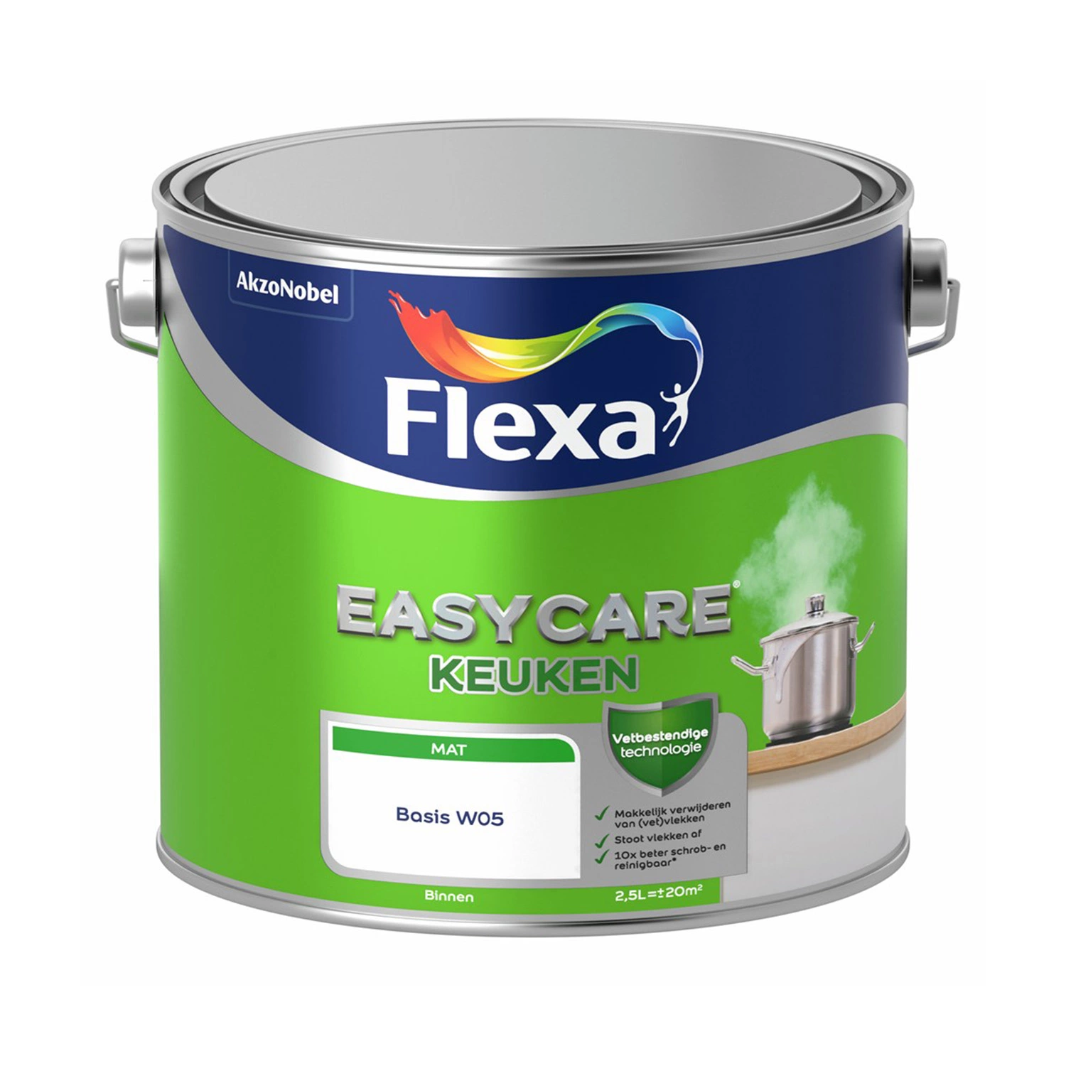 Flexa Easycare Muurverf Mat - Keuken - 2,5L afbeelding