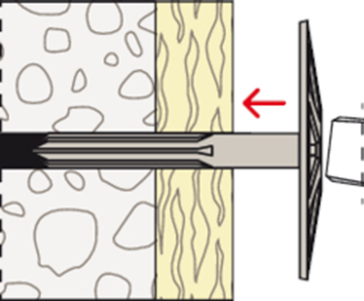 Fischer 80940 Isolatieplug DHK 100 - 8 X 125mm (250st) - Detailed view of the product