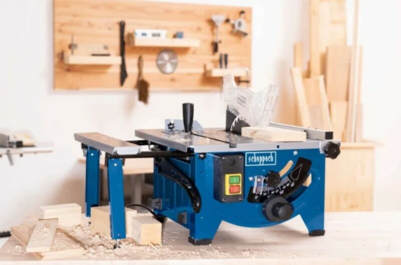 Scheppach HS80 Zaagtafel - 1200W - 210mm - Detailed view of the product