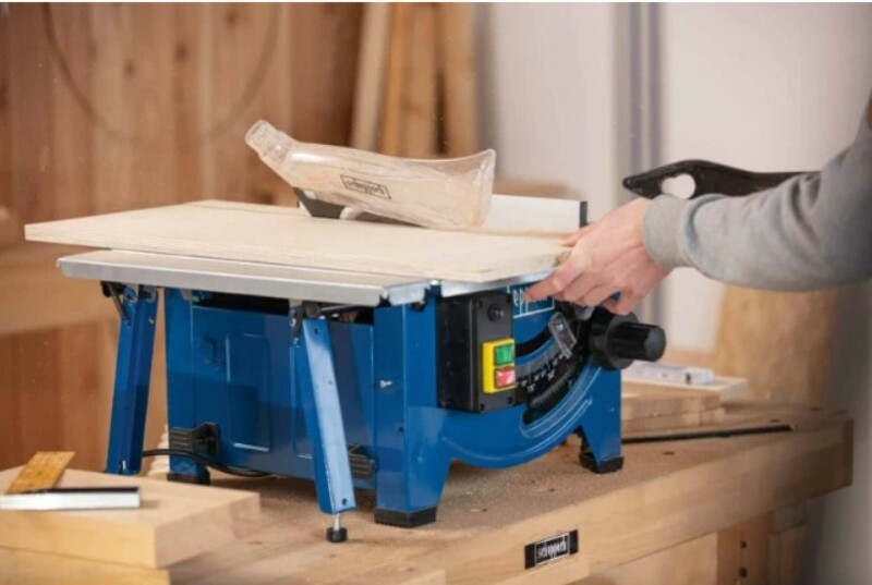 Scheppach HS80 Zaagtafel - 1200W - 210mm - Detailed view of the product