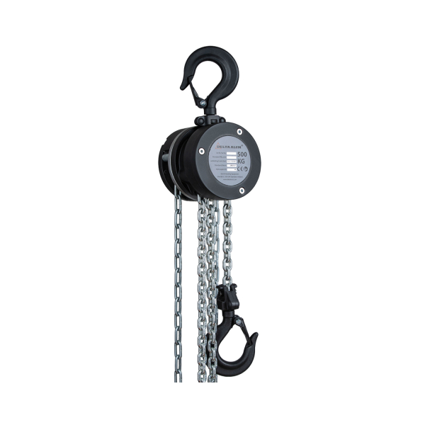 Delta ALUM Handkettingtakel 360°- 0,5 Ton - 6m Hijshoogte afbeelding