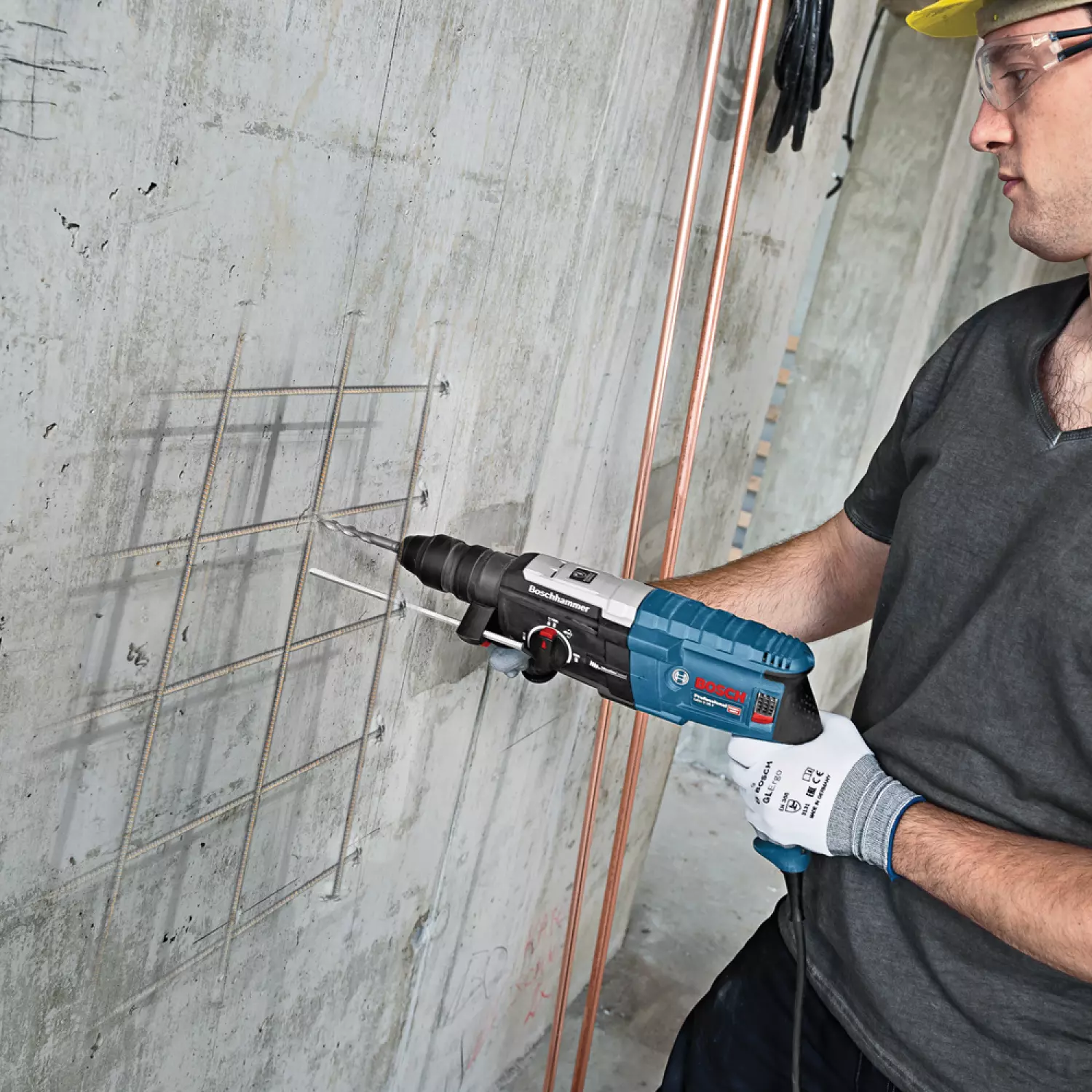 Bosch GBH 2-28 F SDS-plus Combihamer Incl. Snelspanboorkop In L-Boxx - 880W - 3,2J thumbnail 4