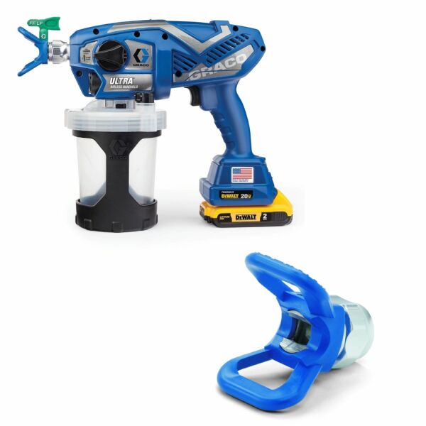 Graco 17M366 Ultra Airless Handheld Snoerloze Verfspuit Incl. Tip Guard RAC X HandTite
