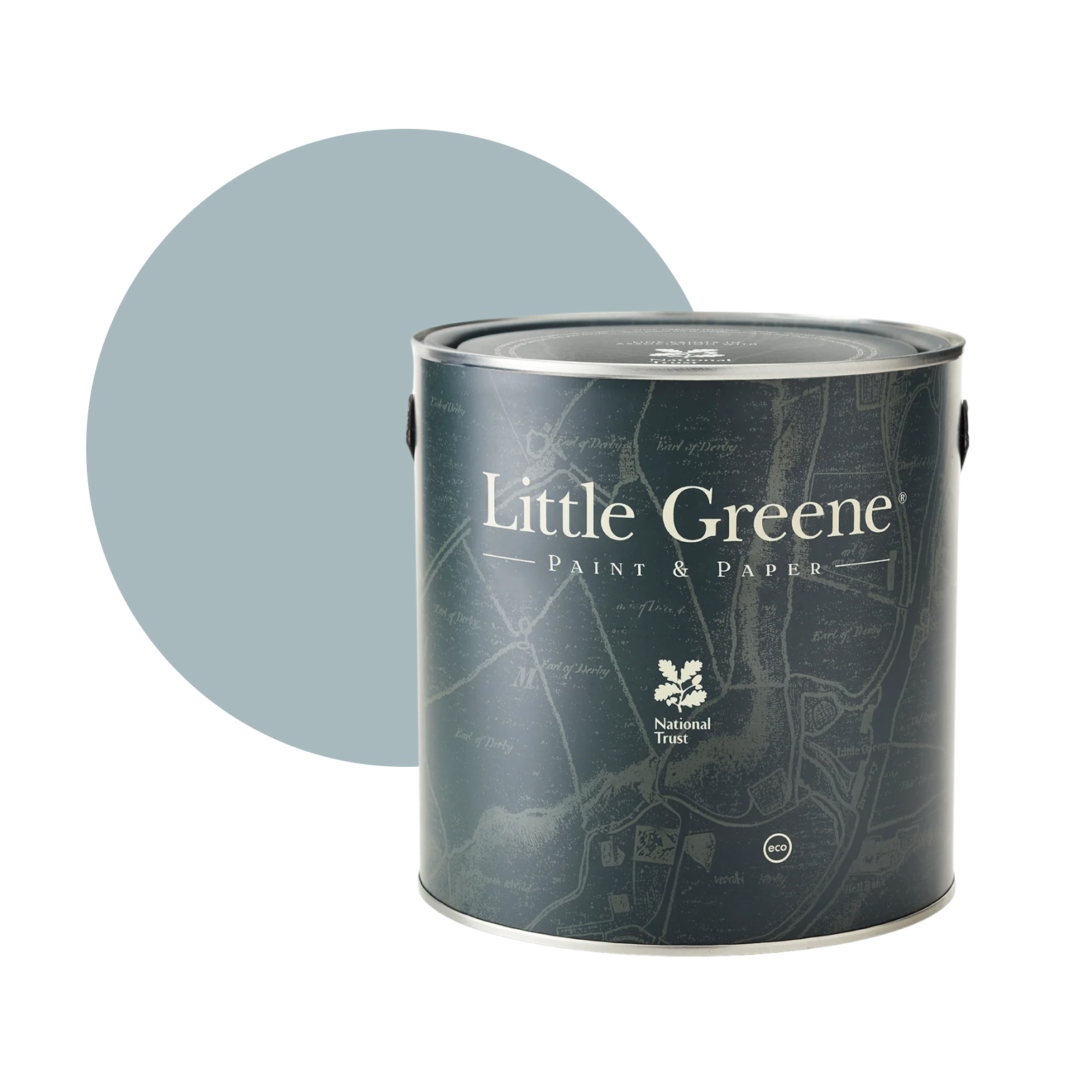 Little Greene Intelligent Floor Paint - Bone China Blue No. 107 - 2,5L