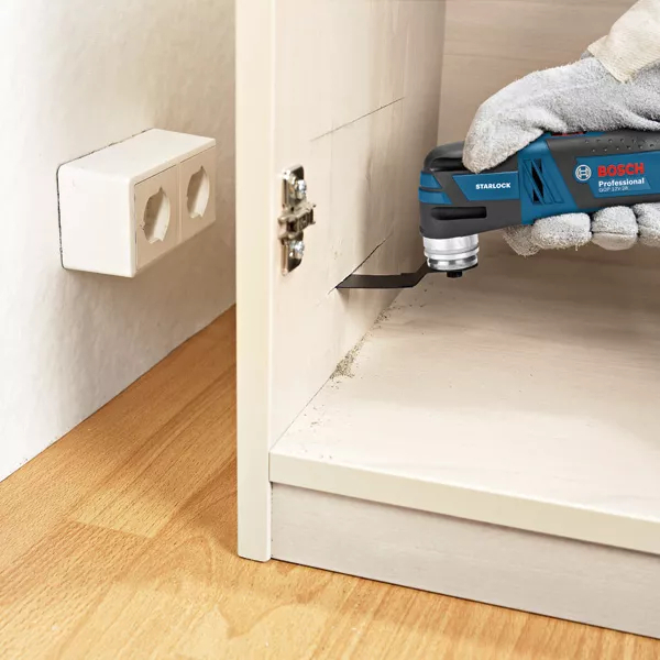 Bosch GOP 12V-28 12V Li-Ion Accu Multitool Set (2x 3.0Ah Accu) + 12 Delige Accessoireset In L-Boxx - Detailed view of the product