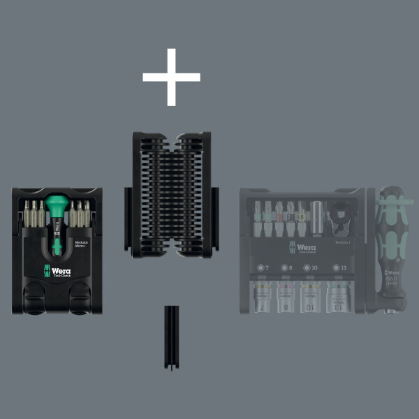 Wera 05049002001 Tool-Check Modular Micro 1 Gereedschapset In Tool-Check - 21‑delig - Detailed view of the product
