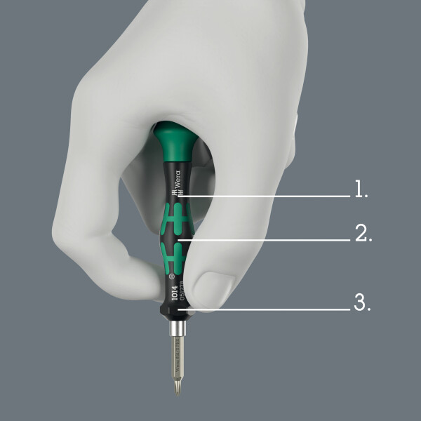 Wera 05049002001 Tool-Check Modular Micro 1 Gereedschapset In Tool-Check - 21‑delig - Detailed view of the product